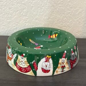Festive Cat Food Water Dish
